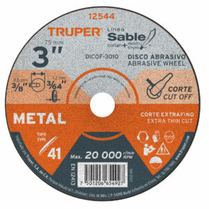 DICOF-3010 DISCO CORTE DE METAL, 3  TRUPER (TPN-874)