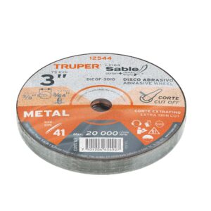 DICOF-3010 DISCO CORTE DE METAL, 3  TRUPER (TPN-874) - Imagen 2
