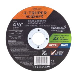 DICOF-4510X DISCO CORTE DE METAL 4-1/2 1 MM TRUPER ………….XPERT