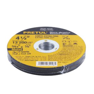 DICOF-4512P DISCO ABRASIVO P/CORTE METALICO EXTRAFINO 4-1/2,1.2 MM PRETUL - Imagen 2