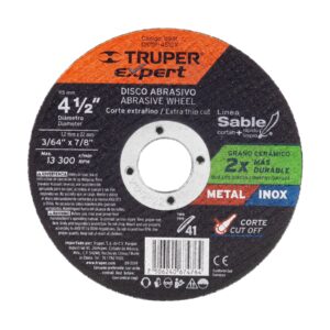DICOF-4512X DISCO CORTE DE METAL 4-1/2 1.2 MM TRUPER ………….XPERT