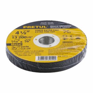 DICOF-4516P DISCO ABRASIVO P/CORTE METALICO EXTRAFINO 4-1/2,1.6 MM PRETUL - Imagen 2
