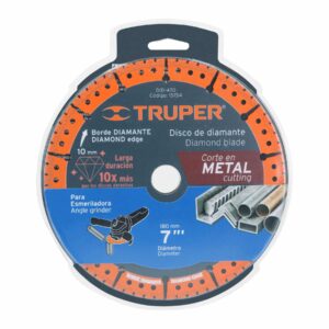 DID-470 DISCO DE DIAMANTE, RIN SEGMENTADO, CORTE METAL 7"  TRUPER - Imagen 2