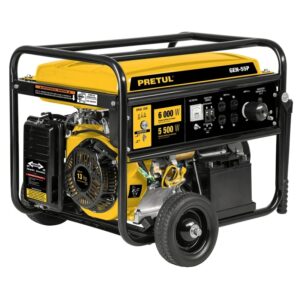 GEN-55P GENERADOR ELÉCTRICO A GASOLINA PORTATIL 6600 W PRETUL
