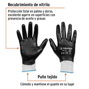 GU-152 GUANTE DE POLIESTER, ALTA SENSIBILIDAD, T=MEDIANA TRUPER - Imagen 2