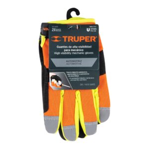 GU-MEC-AV=GU-625 GUANTES D/HILO PROFESIONALES ALTA VISIBILIDAD TRUPER - Imagen 3