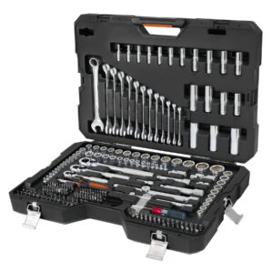 JD-210MP JUEGO DE DADOS, MIXTO STD Y MM ,210 PIEZAS C/ESTUCHE TRUPER