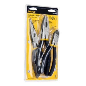 JGO-PIN-3B JUEGO DE 3 PINZAS PRETUL  MASTERF5