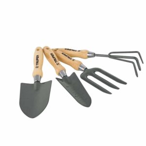 JJ-4 , JGO DE HERRAMIENTAS D/JARDIN 4 PZS CORTO  TRUPER