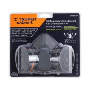 KIT-RES-PP MASCARA RESPIRADOR DE MEDIA C TRUPER ………….XPERT - Imagen 3