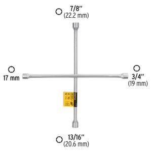 LLCR-20 , LLAVE DE CRUZ UNIVERSAL DE 20 TRUPER - Imagen 2