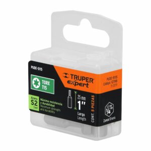 PUNTA TORX  1" (12198)  PZ  PUNTA T15 TRUPER ………….XPERT - Imagen 2