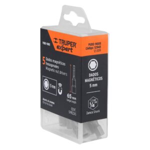 DADO MAGNETICO LARGO MILIMETRICO 2"  (12945)   5MM 2X TRUPER ………….XPERT - Imagen 2