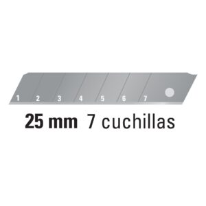 REP-CUT-7X , REPUESTO P/CUTTER ACERO SK2 C/10 HOJAS TRUPER - Imagen 2