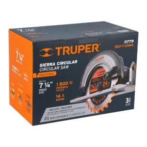 SICI-7-1/4N4 SIERRA CIRCULAR INDUSTRIAL 7 1/4" 1800 W TRUPER  HEF4 - Imagen 3