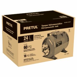 TN-HN-1/2X24P=TAN-HIDR-1/2X24P TANQUE  PARA BOMBA HIDRONEUMATIC HIDR-1/2X24   PRETUL - Imagen 2