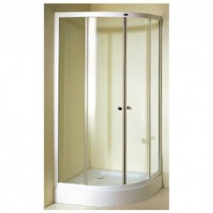 CANCEL CURVO A ESQUINA 900X900X1850MM S/ BASE 5MM CASTEL